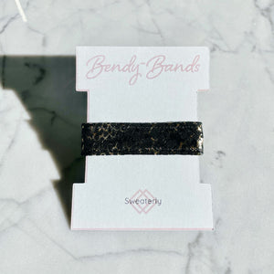 Bendy-Band: Foiled Gold Snakeskin (Black)